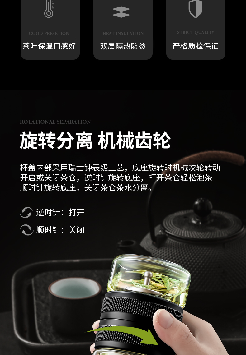 双层玻璃杯茶水分离(图4)