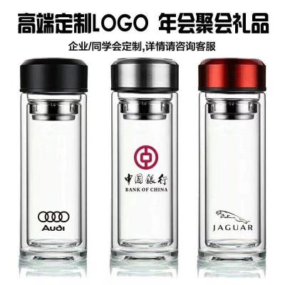 商务双层玻璃杯